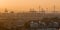 Thousands of shipping containers in the port of Long Beach near Los Angeles California.