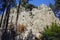 Thracian Sanctuary Eagle Rocks near town of Ardino in Rhodopes mountain, Bulgaria