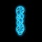 thread fiber silk neon glow icon illustration