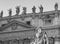 Threatening sculpture of St. Paul at the entrance of the St. Peter`s Basilica, Vatican city, Rome, Italy