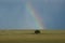 Threatening storm clouds, Pampas,