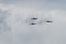 Three Airplanes flying on airshow, Performance, Skill and Teamwork