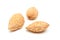 Three almonds