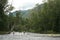 Three anglers in the Russian river.