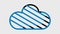 Three Animated Cloud Icons, there is an alpha channel