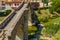 three archs medieval bridge in Italy