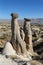 Three Beauties Fairy Chimneys in Urgup Town, Cappadocia, Nevsehir, Turkey