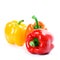 Three bell peppers