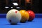 Three billiard balls I