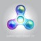 Three blades fidget spinner toy