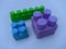 three blocks of lego children's toys