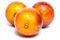 Three blood oranges