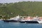 Three Blue Yachts in St Thomas Bay