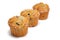 Three Blueberry Muffins