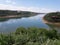 Three Borders river separating Argentina Brazil and Paraguay