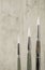 Three brand new and clean artists paint brushes