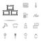 three bricks icon. construction icons universal set for web and mobile