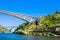 three bridges connecting Porto and Vila Nova de Gaia: Infante D. Henrique Bridge and railway bridges Maria Pia old and