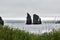 Three Brothers Rocks in Avacha Bay. Kamchatka, Far East, Russia