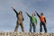 Three casual young men