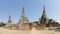 The three chedis of Wat Phra Si Sanphet, Ayutthaya Historical Park, Thailand