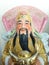 Three Chinese lucky gods Good Fortune Fu,Hok, Prosperity Lu,Lok, and Longevity Shou,Siu