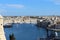 Three Cities as seen from Valletta, Vittoriosa, Senglea, Cospicua, Malta