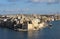 Three Cities as seen from Valletta, Vittoriosa, Senglea, Cospicua, Malta