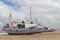 Three coastal cutters on beach