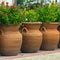 Three Coiled Clay Pots