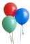 Three Colorful Balloons