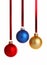 Three colour christmas decoration