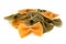 Three colour pasta farfalle