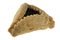 Three-cornered poppy hamantaschen cookie