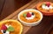 Three Creme Brulee Desserts