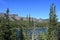 Three Crrek Lake and surroundings, Oregon.