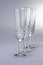 Three crystal goblets