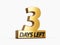 Three Days Left Only 3 days left Design template Countdown left days banner. count time sale. Nine, eight, seven, six, five, four