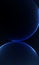 Three dimensional earth dark blue circle background Like a clear glass ball