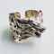 Three Dimensional Wolf Head Cuff - Expressionistic Sculpture Inspired By Hajime Sorayama