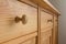 Three drawers handles soft wood