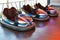 Three electric bumper cars