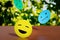 three emoticons positive neutral and negative