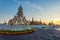 Three Erawan statues and symbols King, In front of Grand Palace