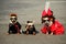 Three Fashionable Dogs (Chihuahuas)