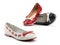 Three female flat shoes