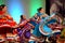 Three Female Mexican Dancers