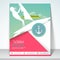 Three fold flyer, brochure or template for tourism.