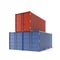 Three freight containers