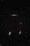 Three galaxies in the sky